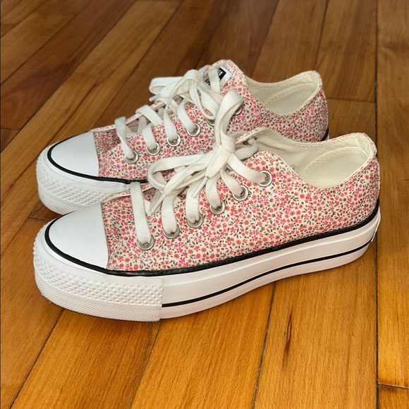 Converse All Stars Shoes - Converse Chuck Taylor All Star Platform Low Vintage Floral - Egre
